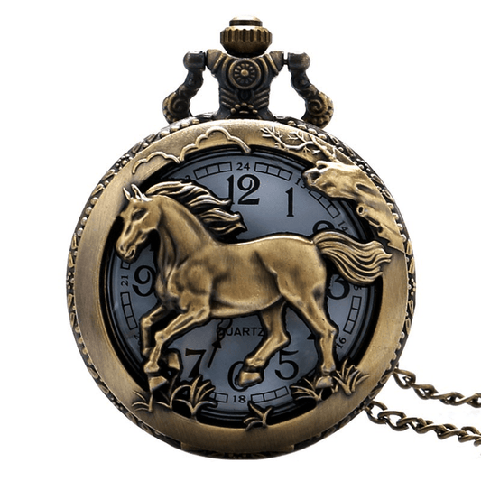 Montre À Gousset Cheval Sauvage