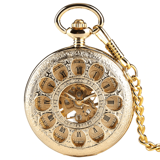 Montre à Gousset Soleil d'Or