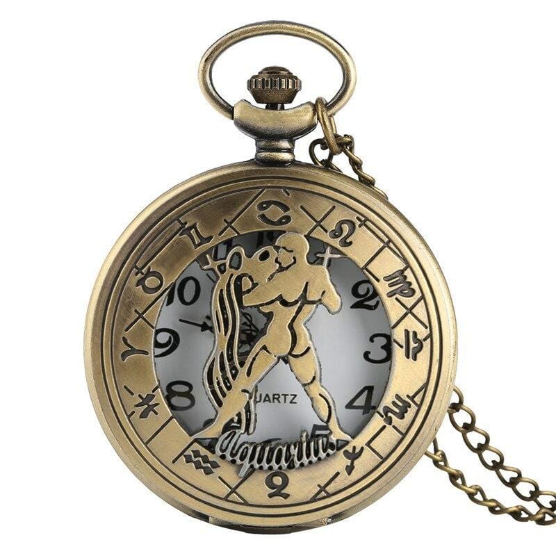 Montre À Gousset Homme Verseau