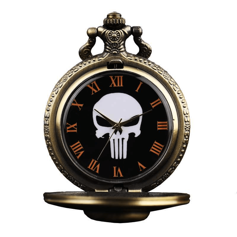 montre à gousset crane