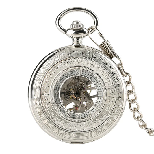 Montre à gousset en argent Aura