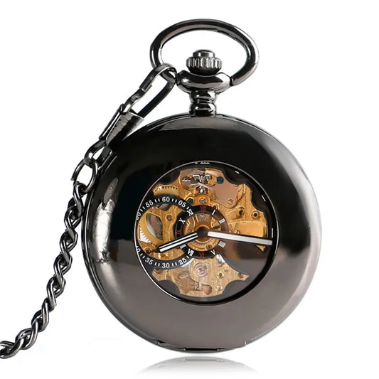 Montre à Gousset Nocturne Noire-Maison Horloger