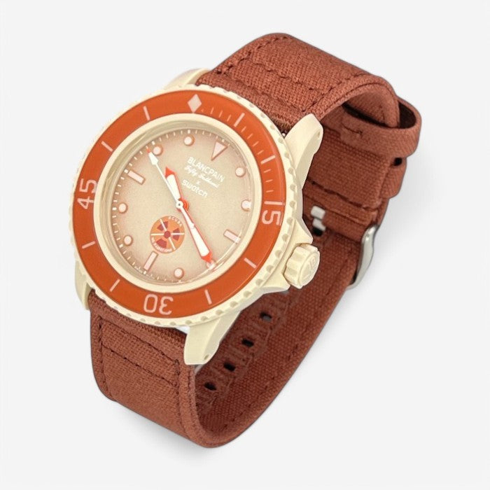 Bracelet Blancpain x Swatch en Toile 1