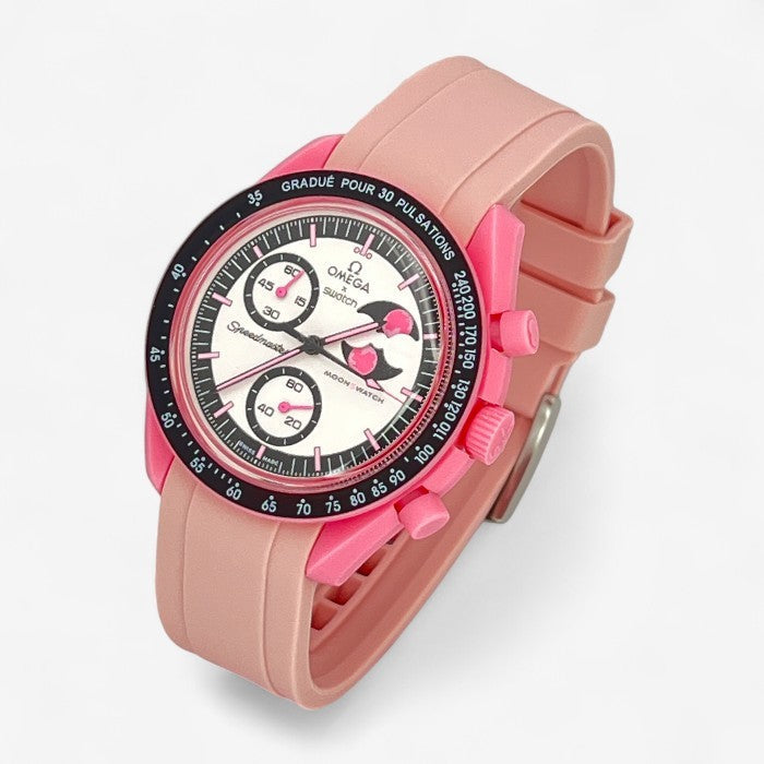 Bracelet MoonSwatch en Caoutchouc Premium Uni