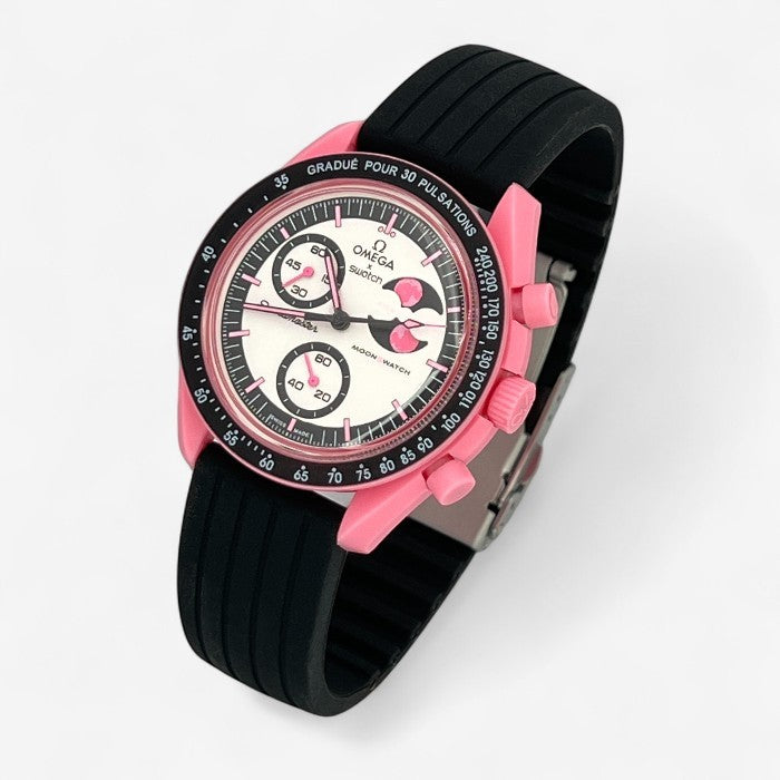 Bracelet MoonSwatch en Caoutchouc Nervuré