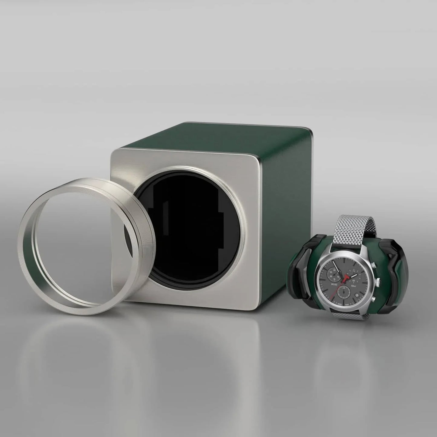 Remontoir Montre DUKWIN Vert Hooker