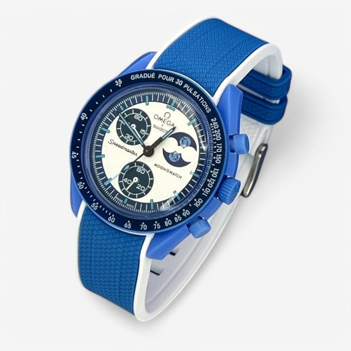 Bracelet MoonSwatch en Caoutchouc Premium 2 Couleurs