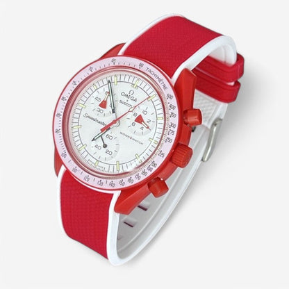 Bracelet MoonSwatch en Caoutchouc Premium 2 Couleurs