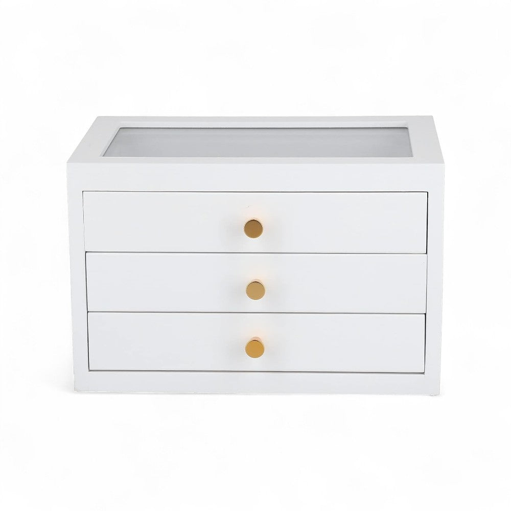 Boîte À Bijoux Vintage 3 Tiroirs