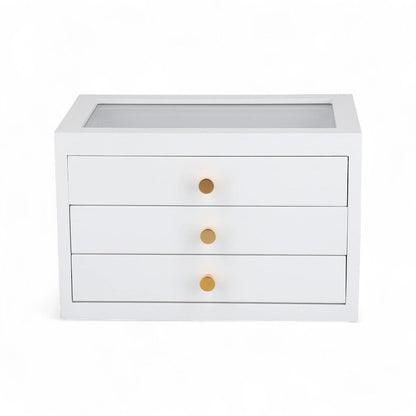 Boîte À Bijoux Vintage 3 Tiroirs