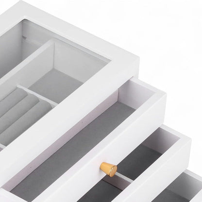 Boîte À Bijoux Vintage 3 Tiroirs