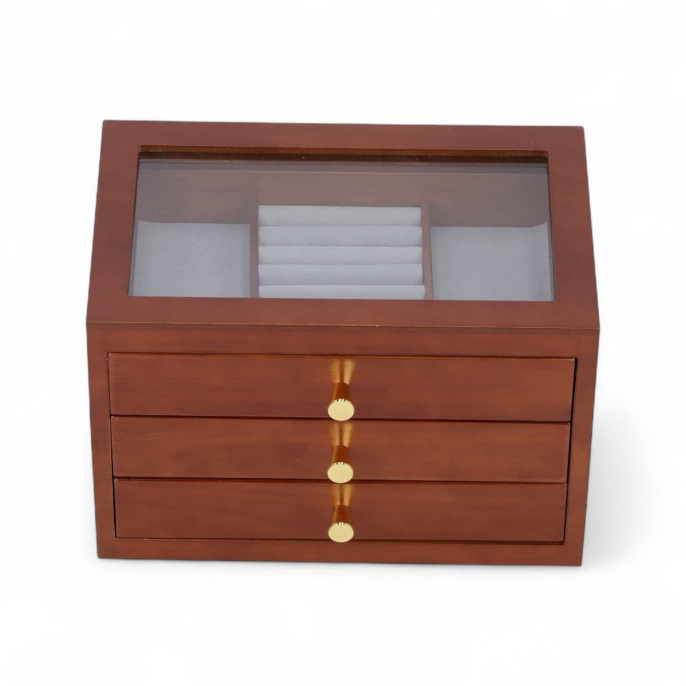 Boîte À Bijoux Vintage 3 Tiroirs