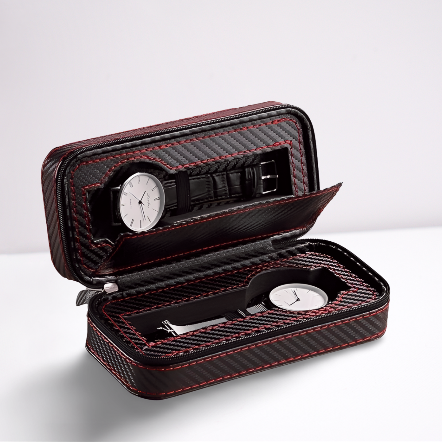 Étui de Voyage - Noir Profond™ Série 2 - Maison Horloger 