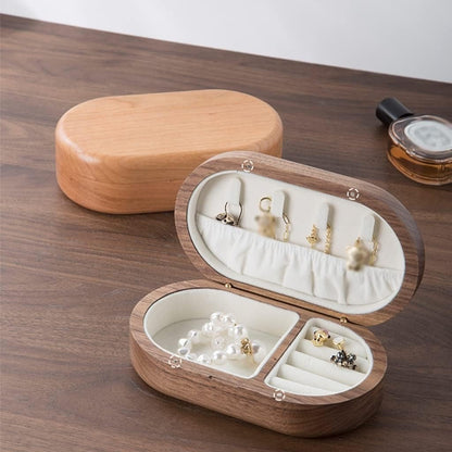 Petite Boîte À Bijoux En Bois De Voyage