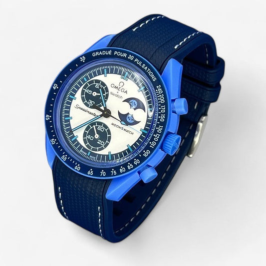 Bracelet Moonswatch Mission to the Super Blue Moonphase