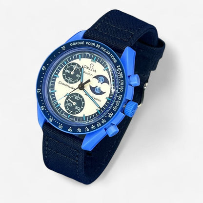 Bracelet Omega x Swatch Moonswatch en Toile