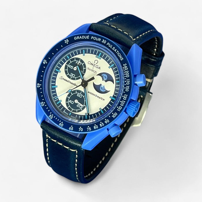 Bracelet Moonswatch Mission to the Super Blue Moonphase