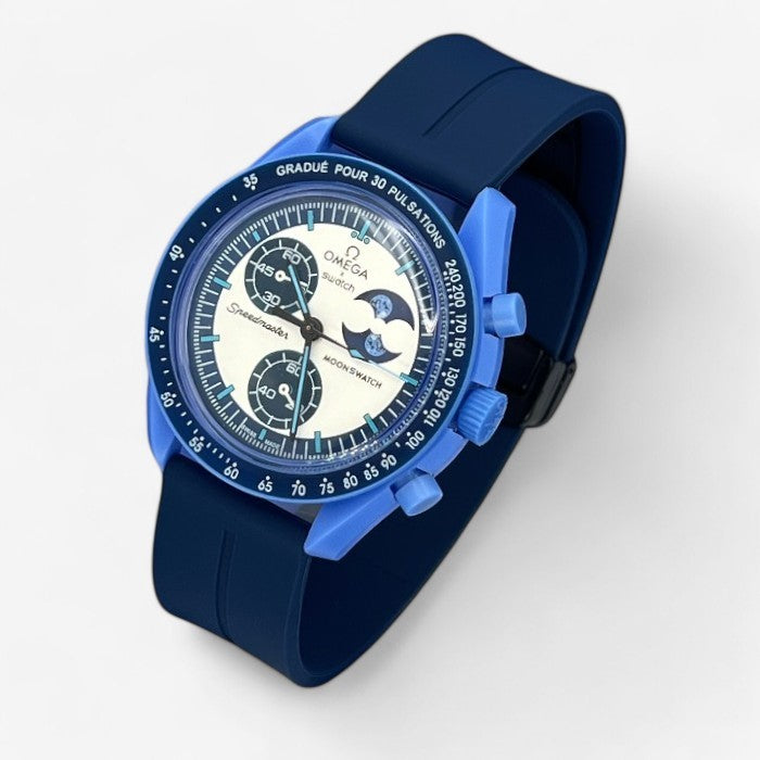 Bracelet Moonswatch Mission to the Super Blue Moonphase