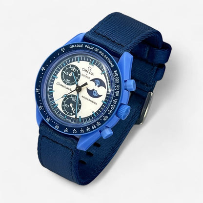 Bracelet Moonswatch Mission to the Super Blue Moonphase
