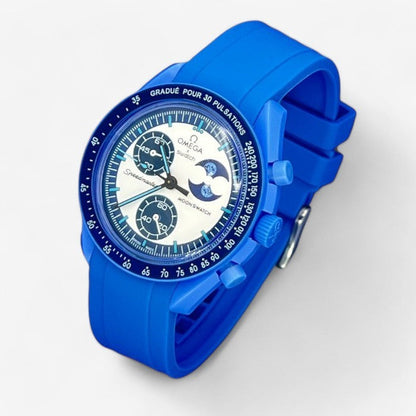 Bracelet MoonSwatch en Caoutchouc Premium Uni