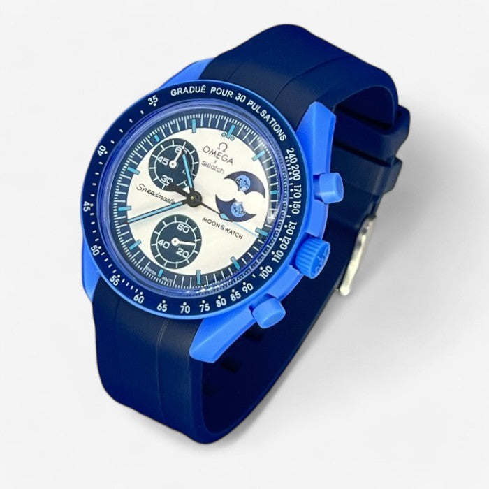 Bracelet MoonSwatch en Caoutchouc Premium Uni
