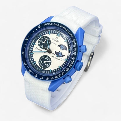 Bracelet MoonSwatch en Caoutchouc Texturé Premium Uni