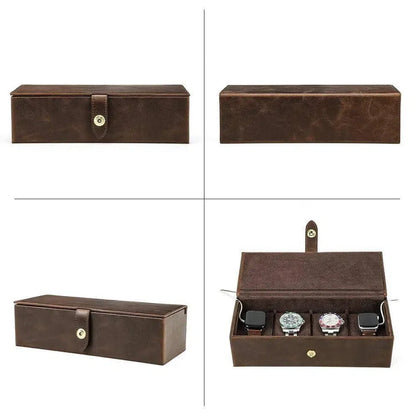 BOITE À MONTRE Coffret Cuir Trio