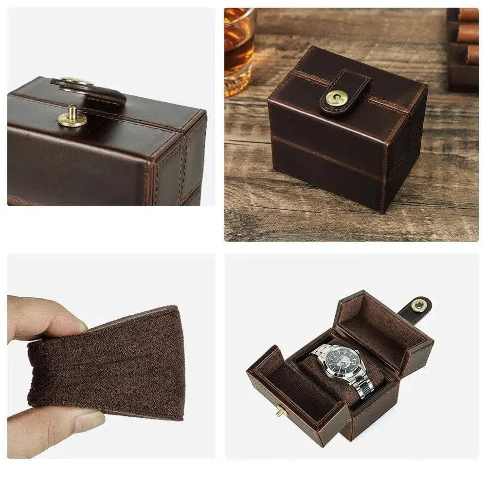 BOITE À MONTRE Cuir Mystère
