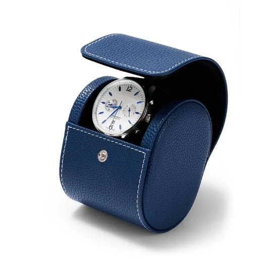 BOITE À MONTRE POCHE Bleu Klein