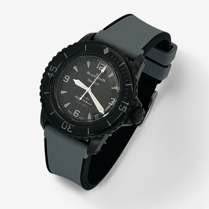 Bracelet Blancpain x Swatch en Caoutchouc 2 couleurs
