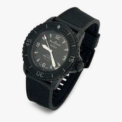 Bracelet Blancpain x Swatch en Toile