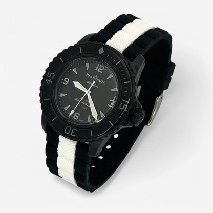 Bracelet Blancpain x Swatch en Caoutchouc Design