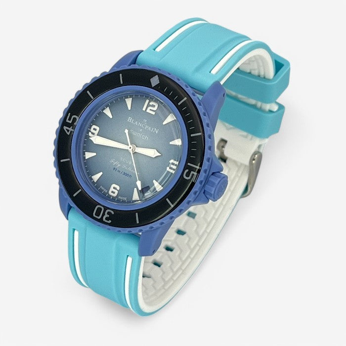Bracelet Blancpain x Swatch en Caoutchouc 2 bandes