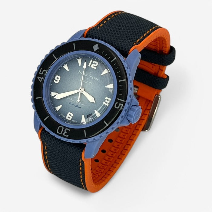 Bracelet Blancpain x Swatch Mixte Caoutchouc/Nylon