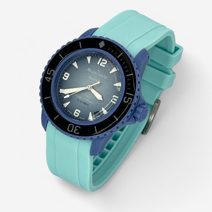 Bracelet Blancpain x Swatch en Caoutchouc Uni