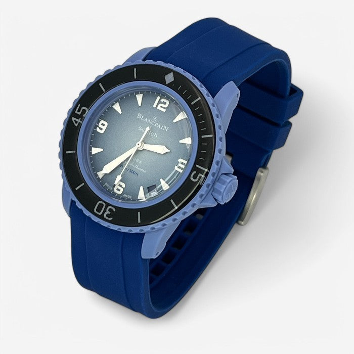 Bracelet Blancpain x Swatch en Caoutchouc Uni