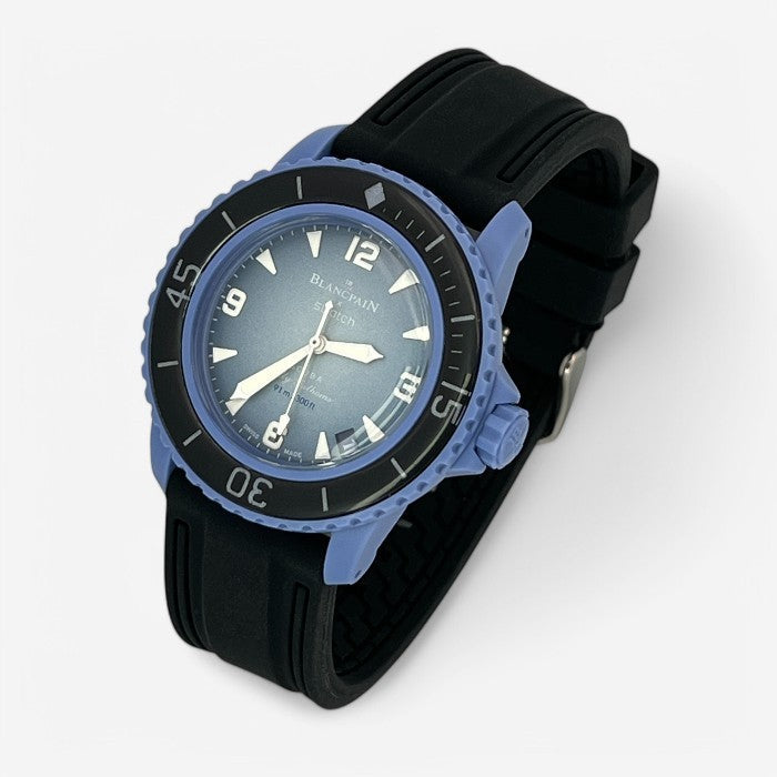 Bracelet Blancpain x Swatch en Caoutchouc 2 bandes