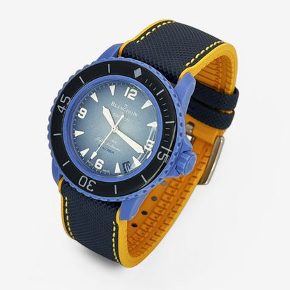 Bracelet Blancpain x Swatch Mixte Caoutchouc/Nylon