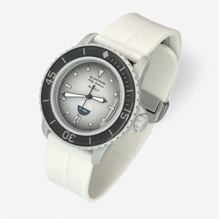 Bracelet Blancpain x Swatch en Caoutchouc à Clips