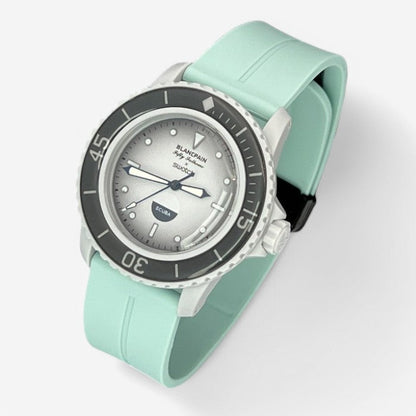 Bracelet Blancpain x Swatch en Caoutchouc à Clips