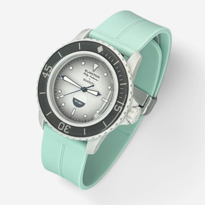 Bracelet Blancpain x Swatch en Caoutchouc à Clips