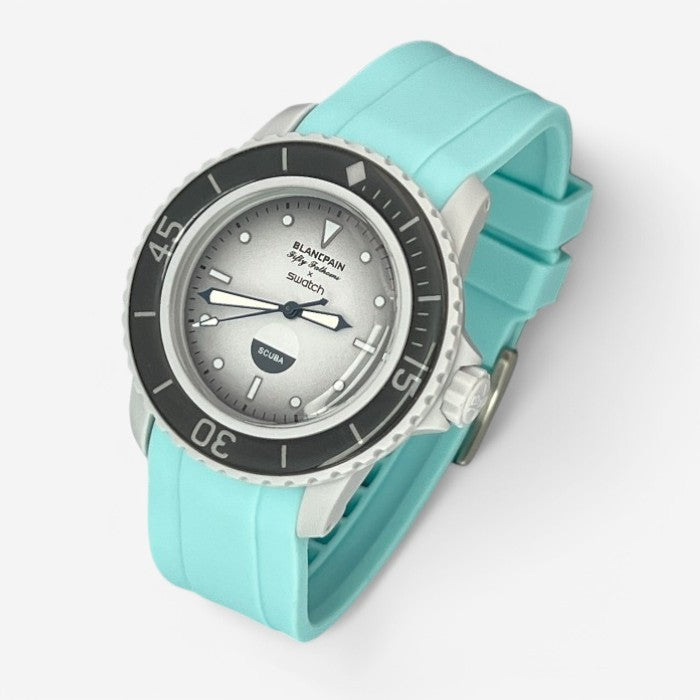 Bracelet Blancpain x Swatch en Caoutchouc Uni