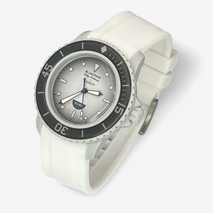 Bracelet Blancpain x Swatch en Caoutchouc Uni