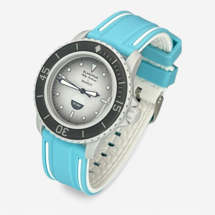 Bracelet Blancpain x Swatch en Caoutchouc 2 bandes