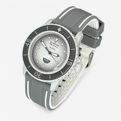 Bracelet Blancpain x Swatch en Caoutchouc 2 bandes