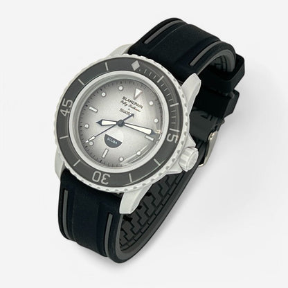 Bracelet Blancpain x Swatch en Caoutchouc 2 bandes