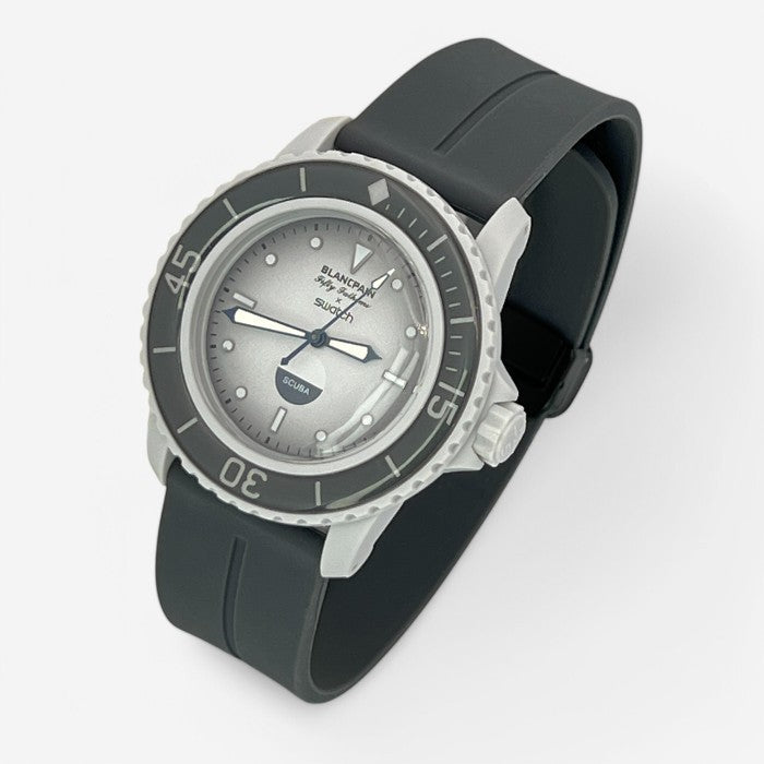 Bracelet Blancpain x Swatch en Caoutchouc à Clips