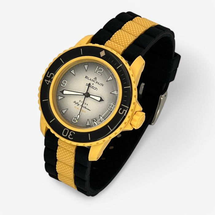 Bracelet Blancpain x Swatch en Caoutchouc Design