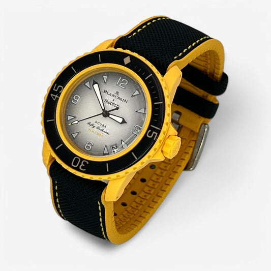 Bracelet Blancpain x Swatch Mixte Caoutchouc/Nylon
