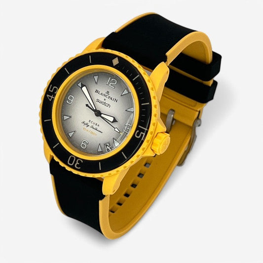 Bracelet Blancpain x Swatch en Caoutchouc 2 couleurs